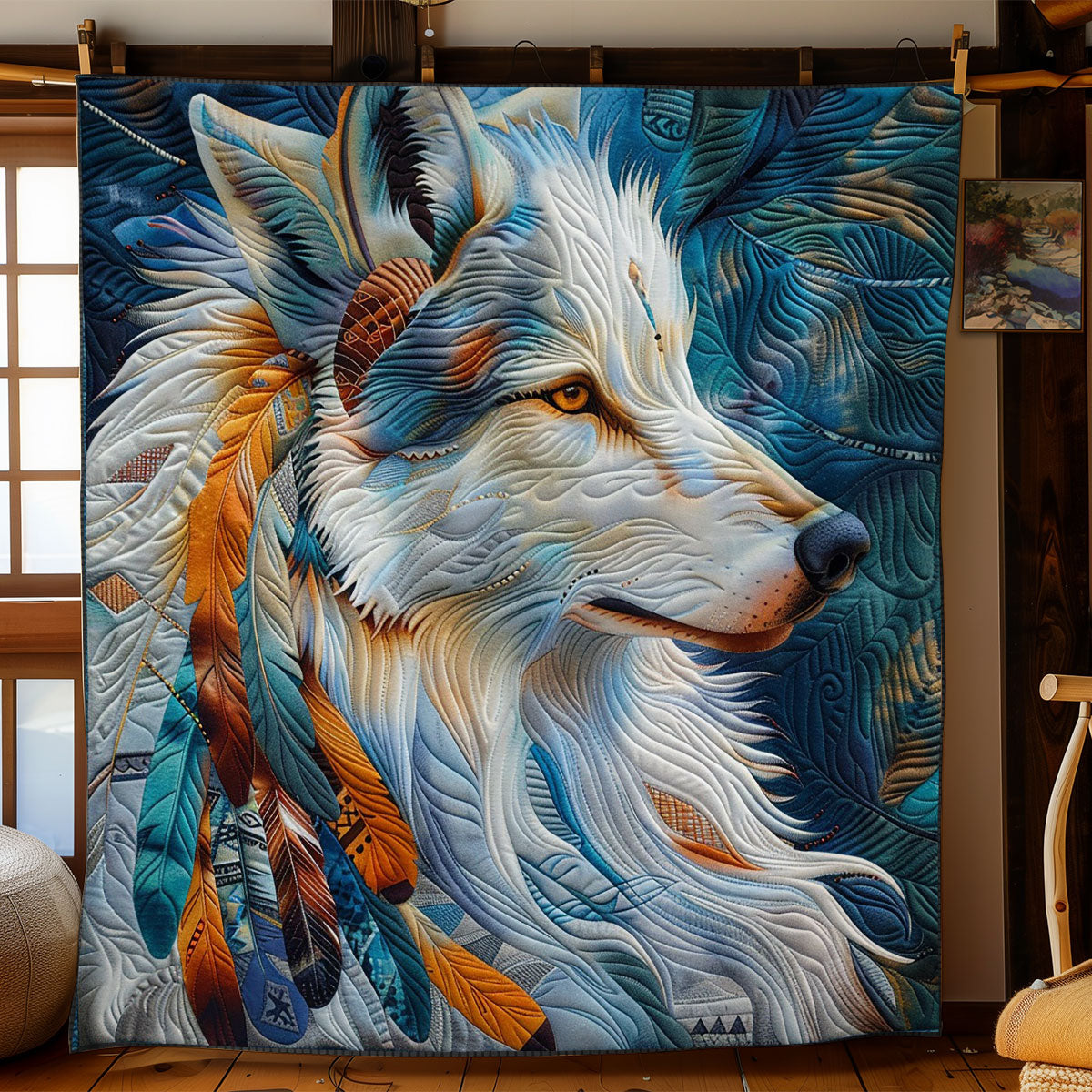 Fox White WO1408008CL Quilt