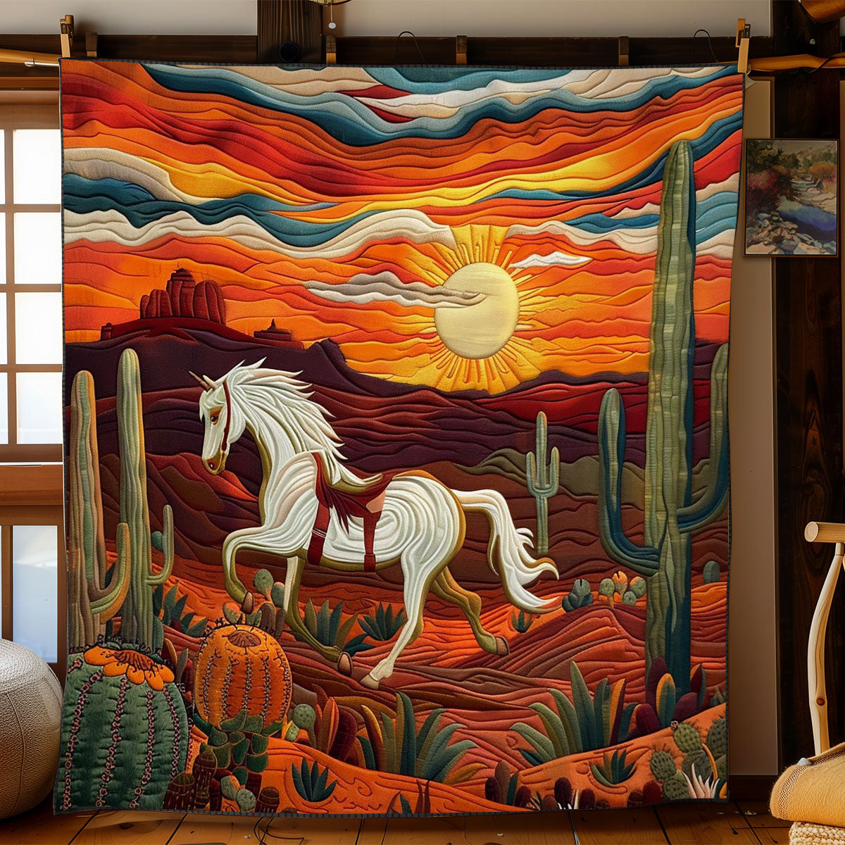 Horses In The Desert WO1308032CL Quilt