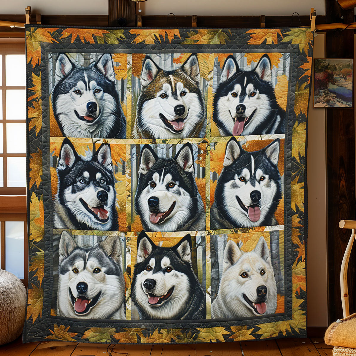 Loyal Friends Is Husky WO1408025CL Quilt