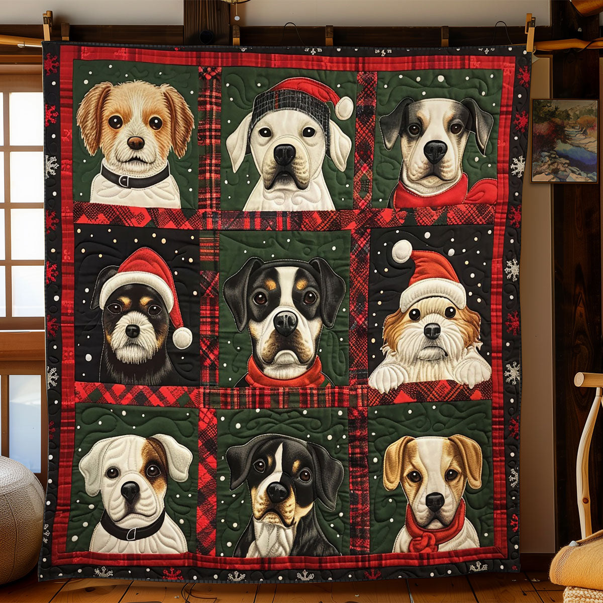 Pupie And Christmas Cheer WO1308001CL Quilt