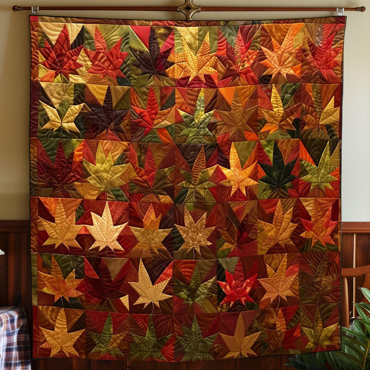 Autumn Leaves WO1508030CL Quilt
