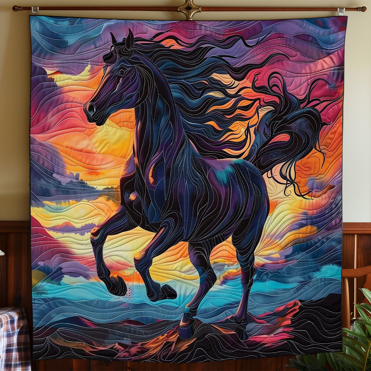 Black Horse WO1308025CL Quilt