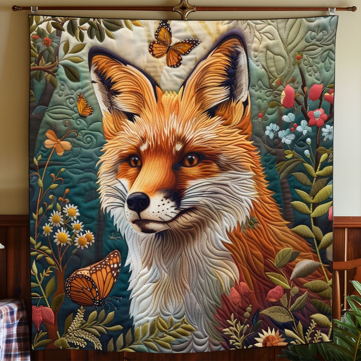 Fox In The Forest WO1508017CL Quilt