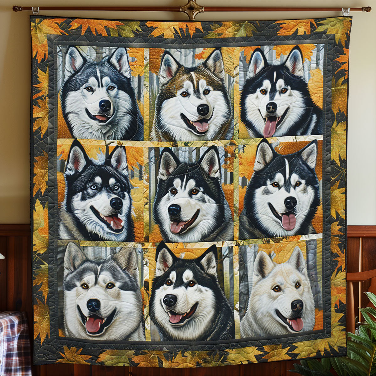 Loyal Friends Is Husky WO1408025CL Quilt