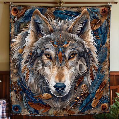 Wolf In Battle WO1408007CL Quilt