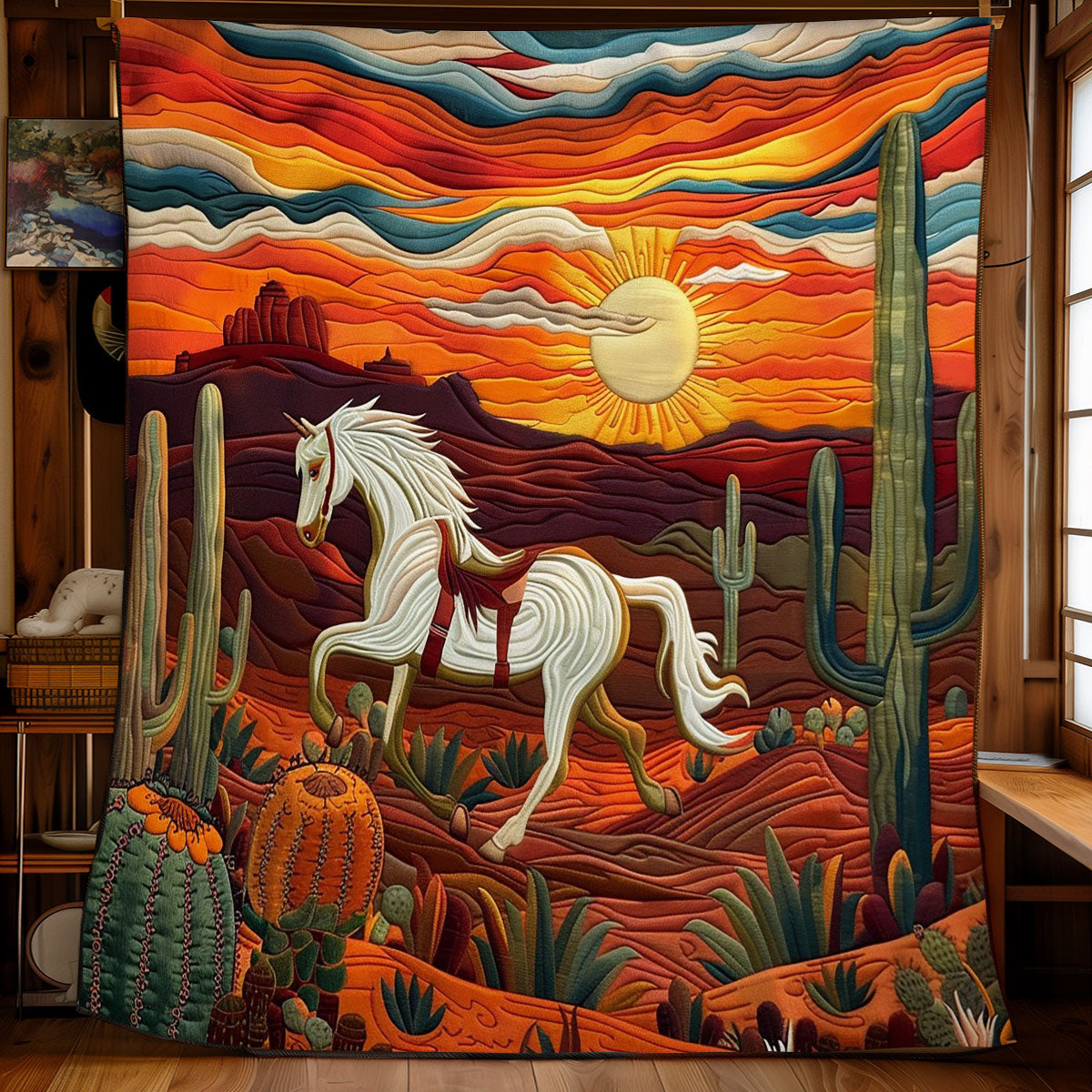 Horses In The Desert WO1308032CL Quilt