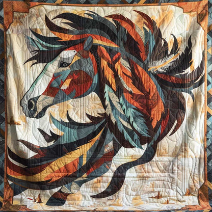 Horse Native American WJ0207003CL Quilt