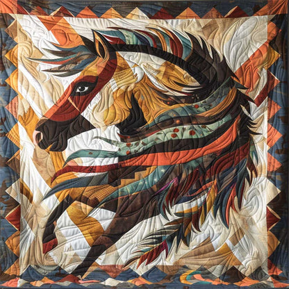 Horse Native American WJ0307005CL Quilt