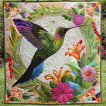 Humming And Flowers XR0507004CL Quilt