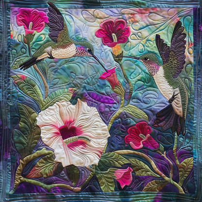 Hummingbird Garden XR1007004CL Quilt