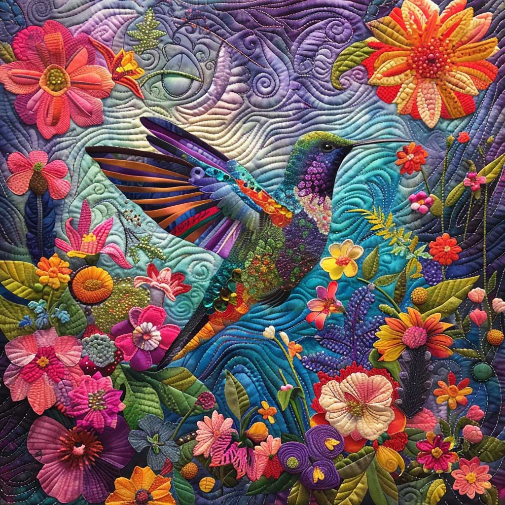 Hummingbird Haven XR1908063CL Quilt