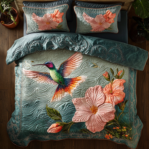 Hummingbird In Bloom YR1702036CL Duvet Cover Set