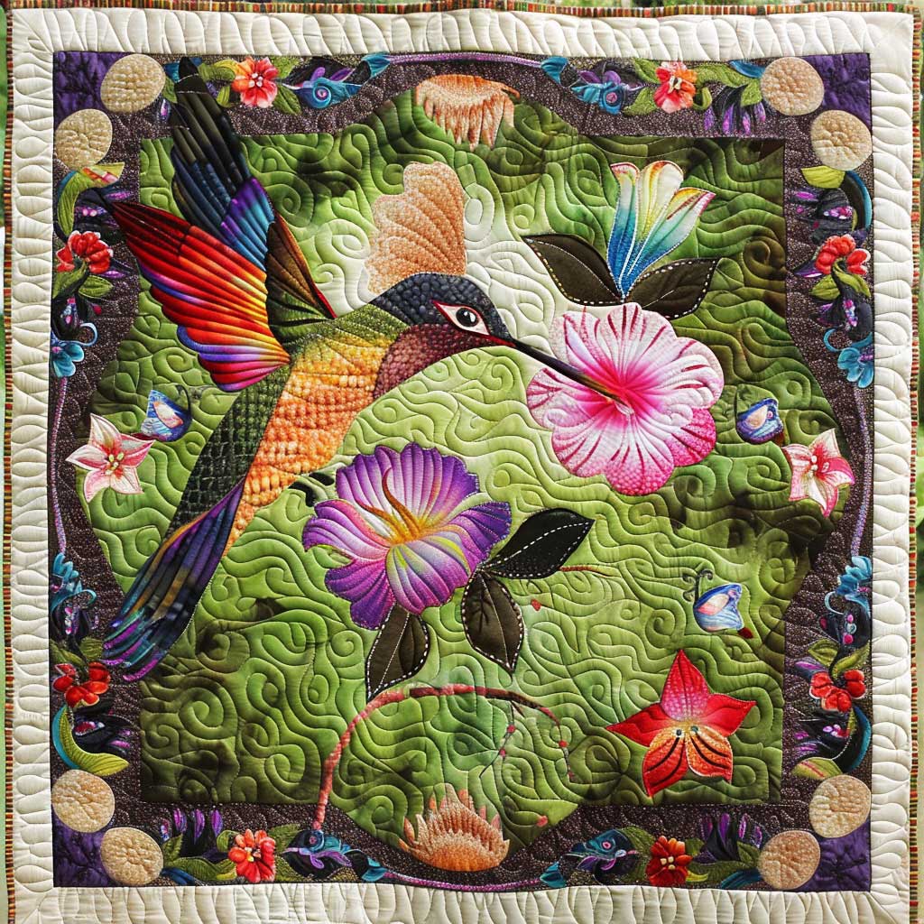 Hummingbird Joy XR1807006CL Quilt