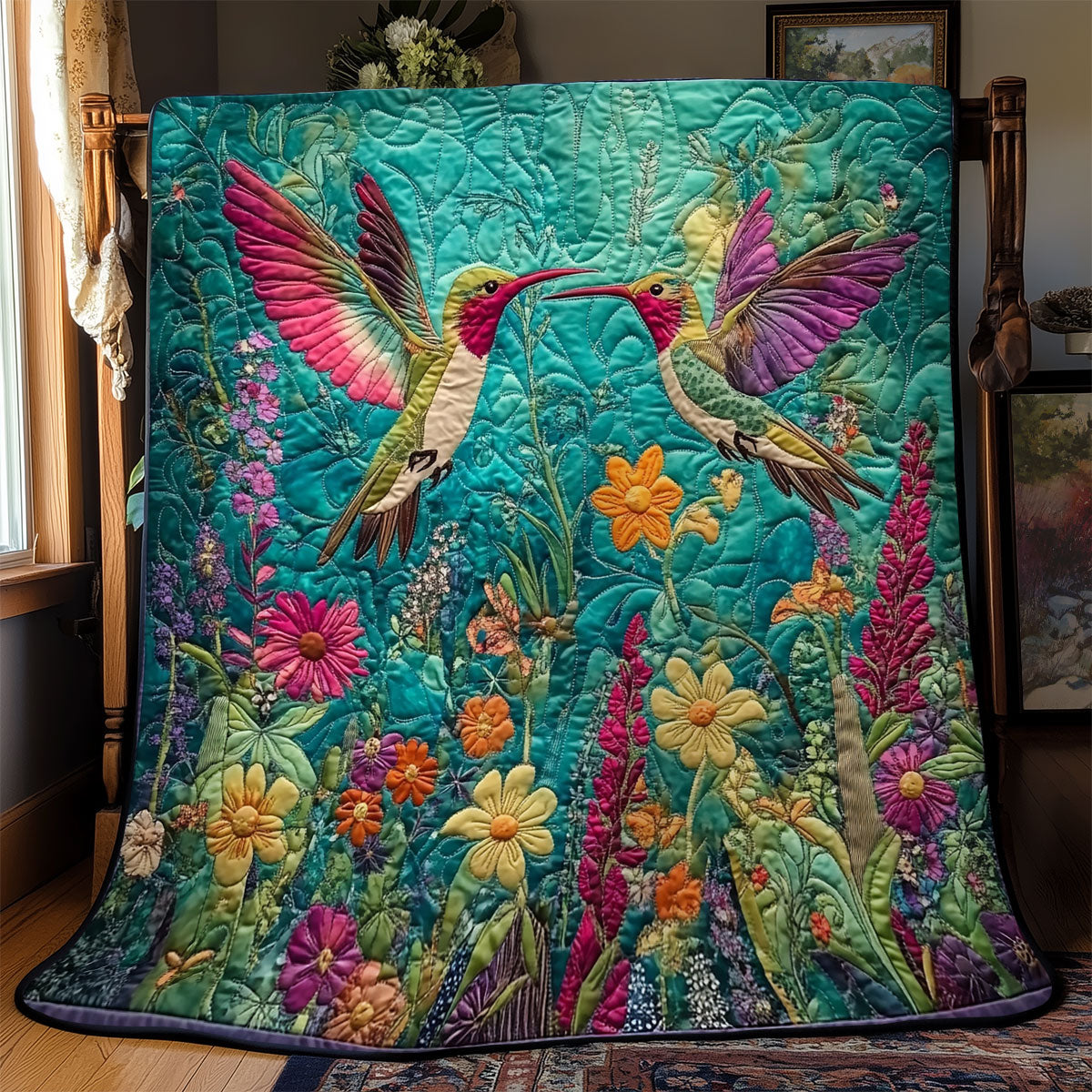 Hummingbird Love YR0302017CL Quilt