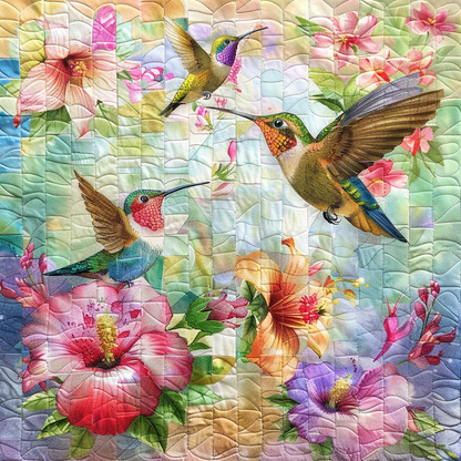 Hummingbird Lovers XR1007014CL Quilt