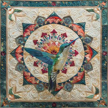 Hummingbird Mandala XR1707009CL Quilt