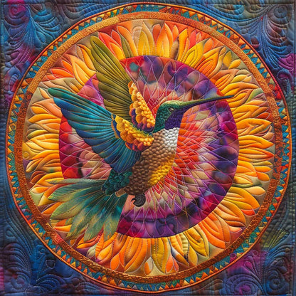 Hummingbird Mandala XR1707010CL Quilt