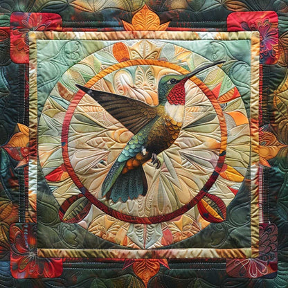 Hummingbird Mandala XR1707011CL Quilt