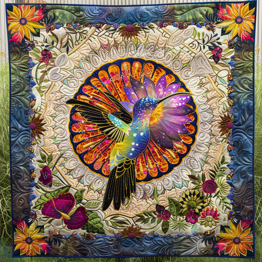 Hummingbird Mandala XR3105008CL Quilt