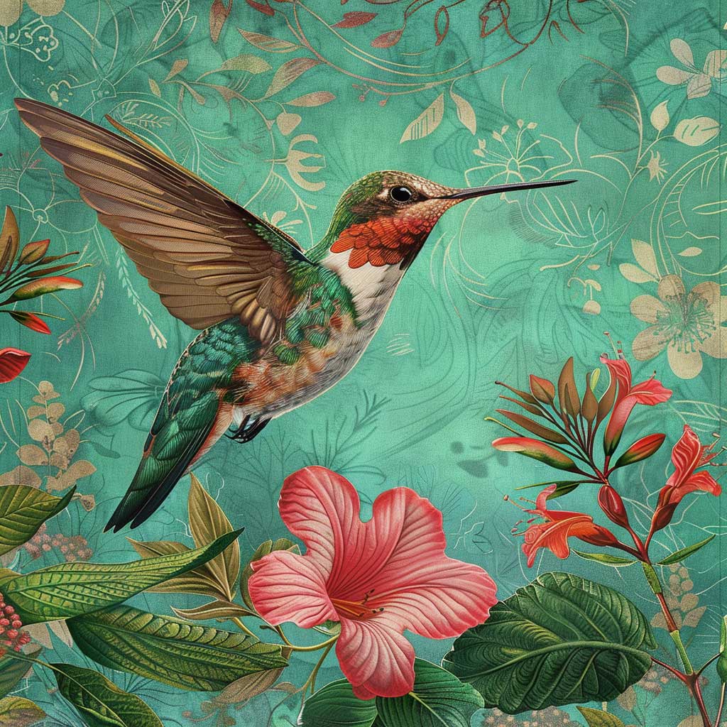 Hummingbird WJ1507017CL Quilt