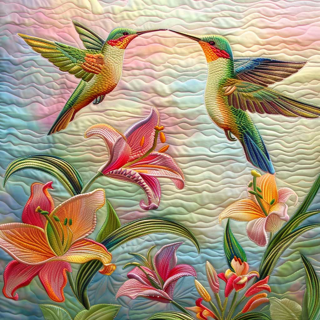 Hummingbird WJ3007031CL Quilt