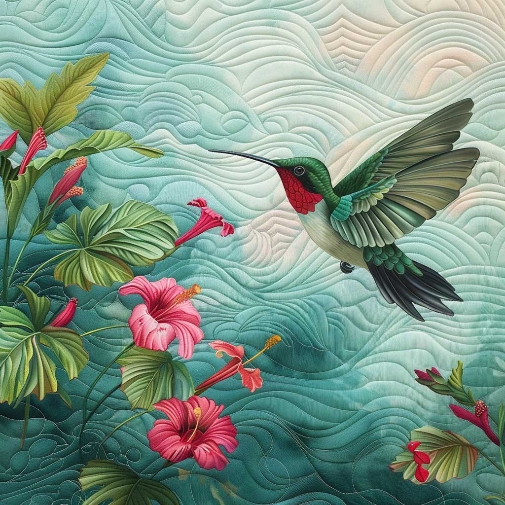 Hummingbird WJ3107025CL Quilt