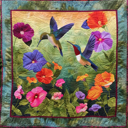 Hummingbirds XR1707003CL Quilt