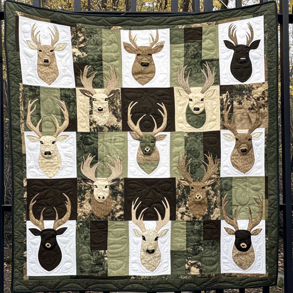 Hunting Deer XR0708004CL Quilt