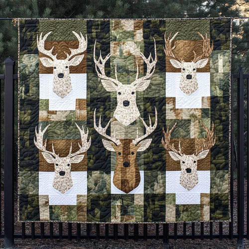 Hunting Deer XR0708005CL Quilt