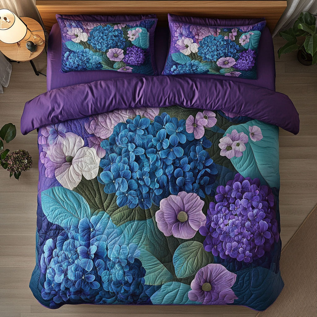 Hydrangea Autumn Foliage WU0403010CL Duvet Cover Set