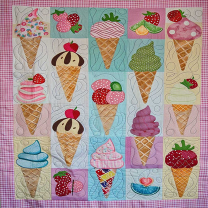 Ice Cream WJ1007012CL Quilt