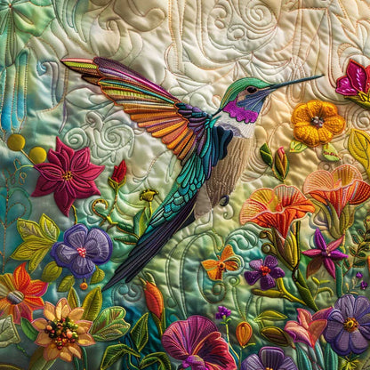 Iridescent Hummingbird XR1908058CL Quilt