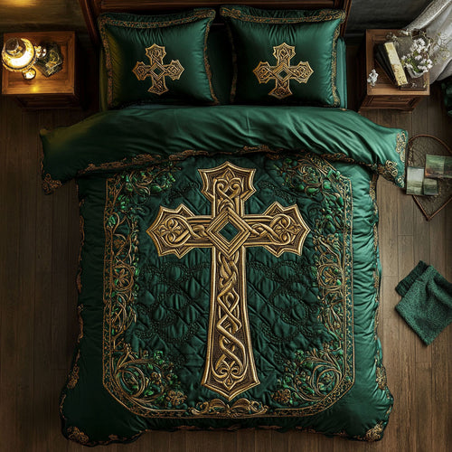Irish Celtic Cross Life WU1102015CL Duvet Cover Set