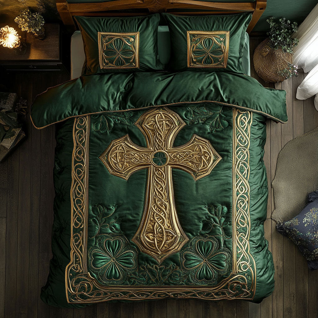 Irish Celtic Cross Life WU1102016CL Duvet Cover Set
