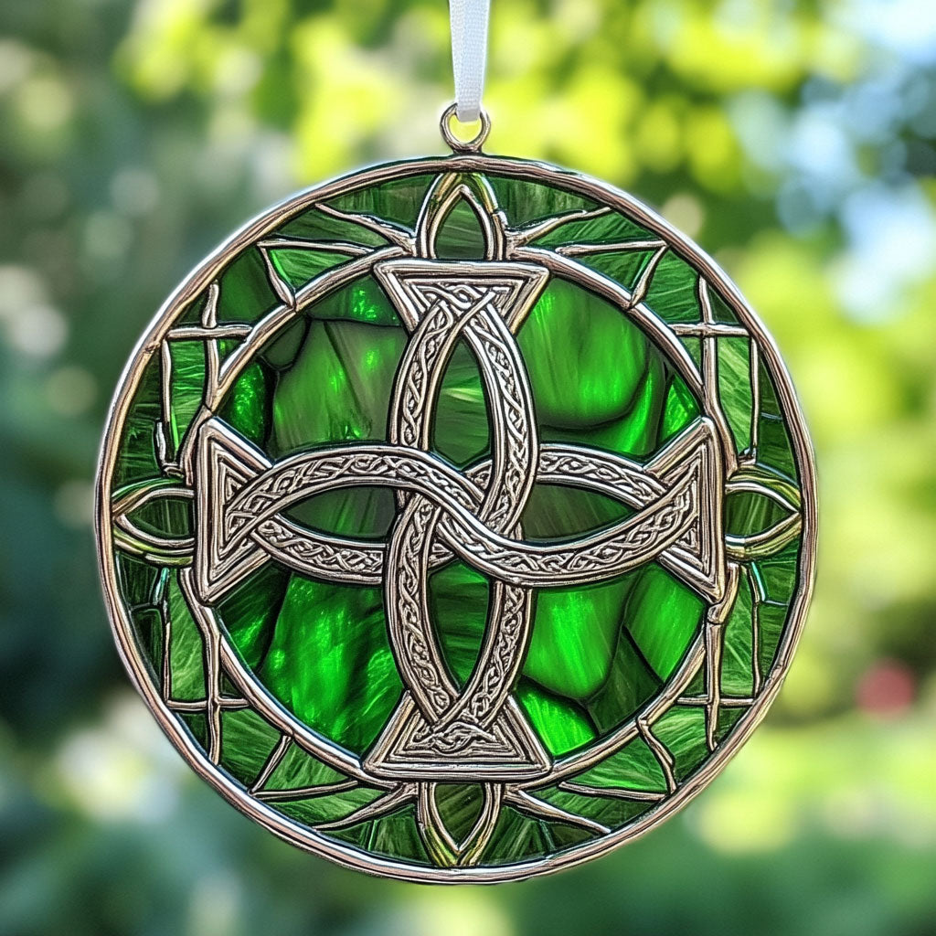 Irish Celtic Cross WU1601049CL Suncatcher