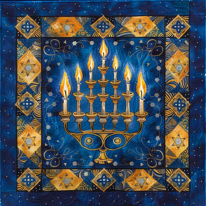 Jewish Hanukkah WJ2207031CL Quilt