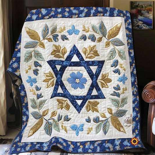 Jewish Star Of David WU1912002CL Quilt