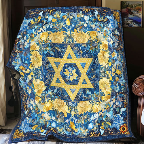 Jewish Star Of David WU2012013CL Quilt