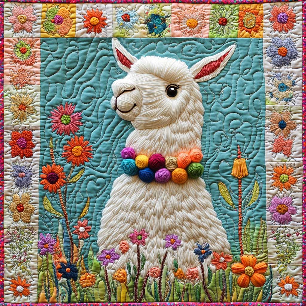 Joyful Alpaca XR0508011CL Quilt