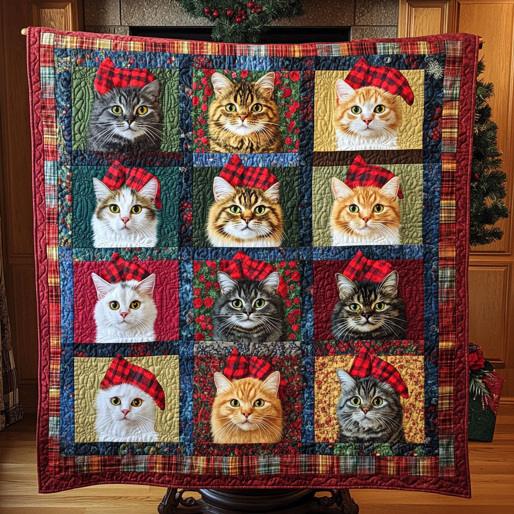 Kitten Christmas YR1002030CL Quilt