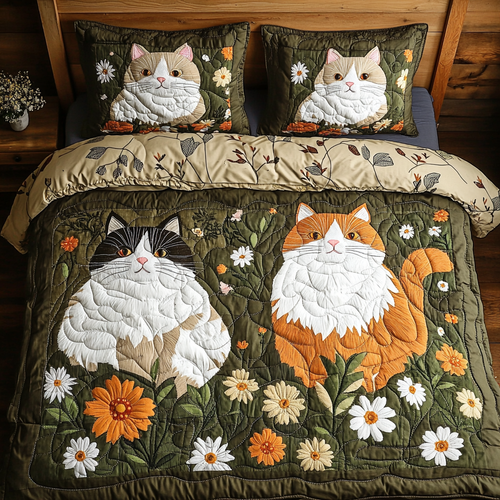 Kitten In Bloom YR1702011CL Duvet Cover Set
