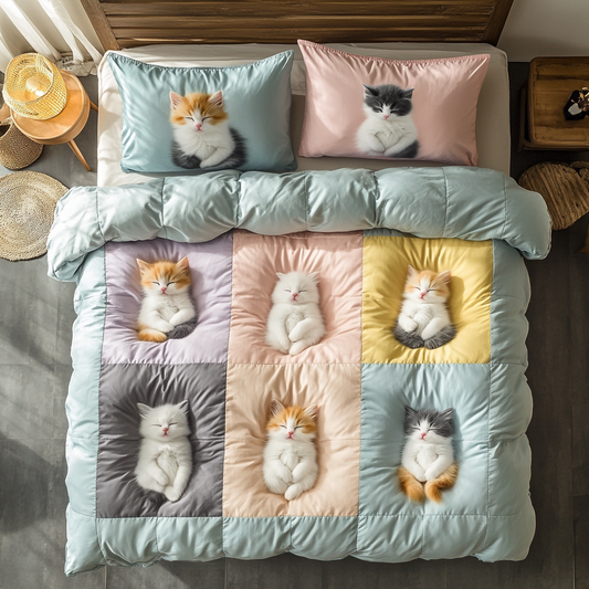 Lazy Cat Nap YR2701025CL Duvet Cover Set