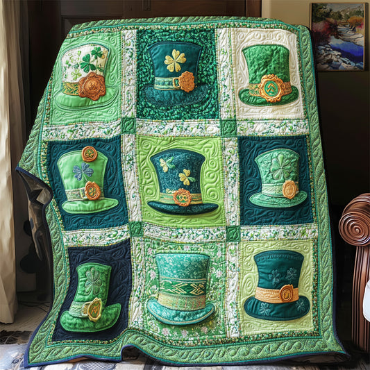 Leprechaun's Lucky Hats YR0201050CL Quilt