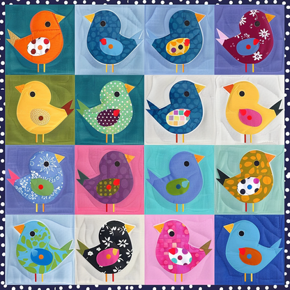 Little Birds XR1706024CL Quilt