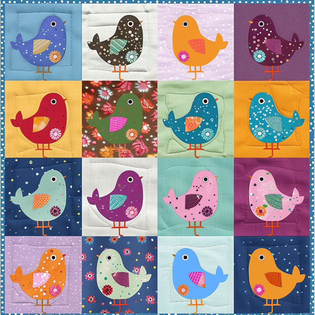 Little Birds XR1706025CL Quilt