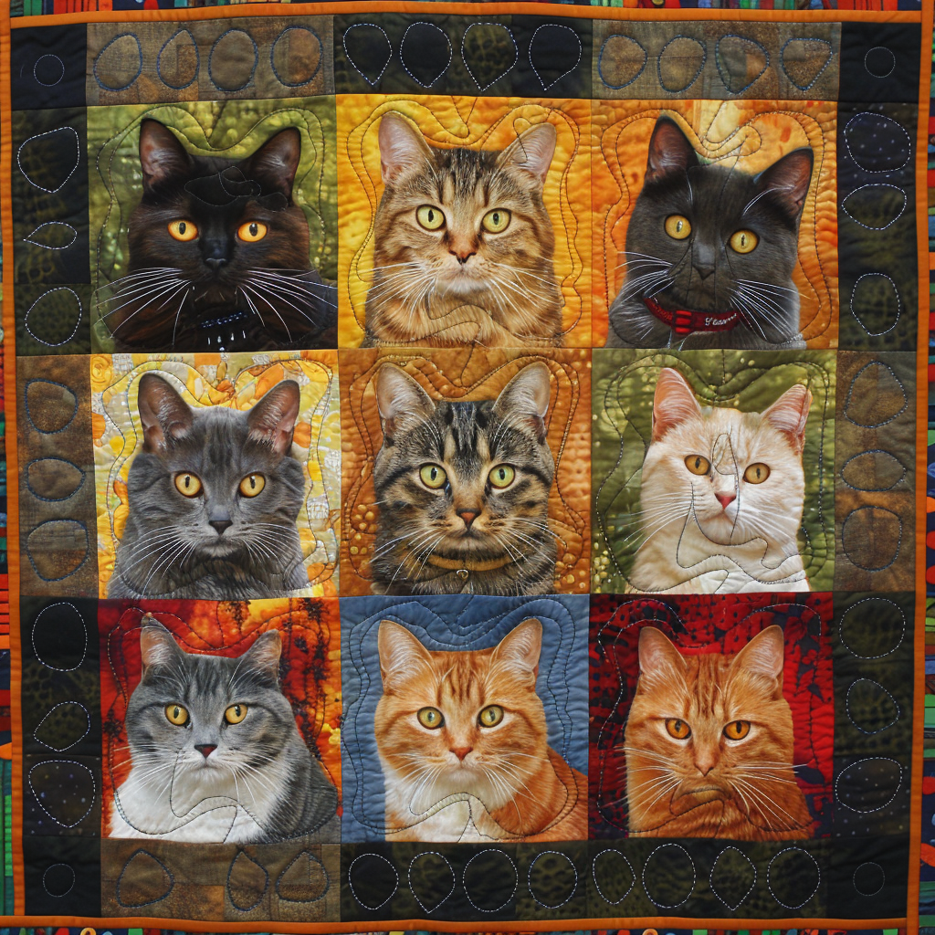 Love Cats XR2805002CL Quilt