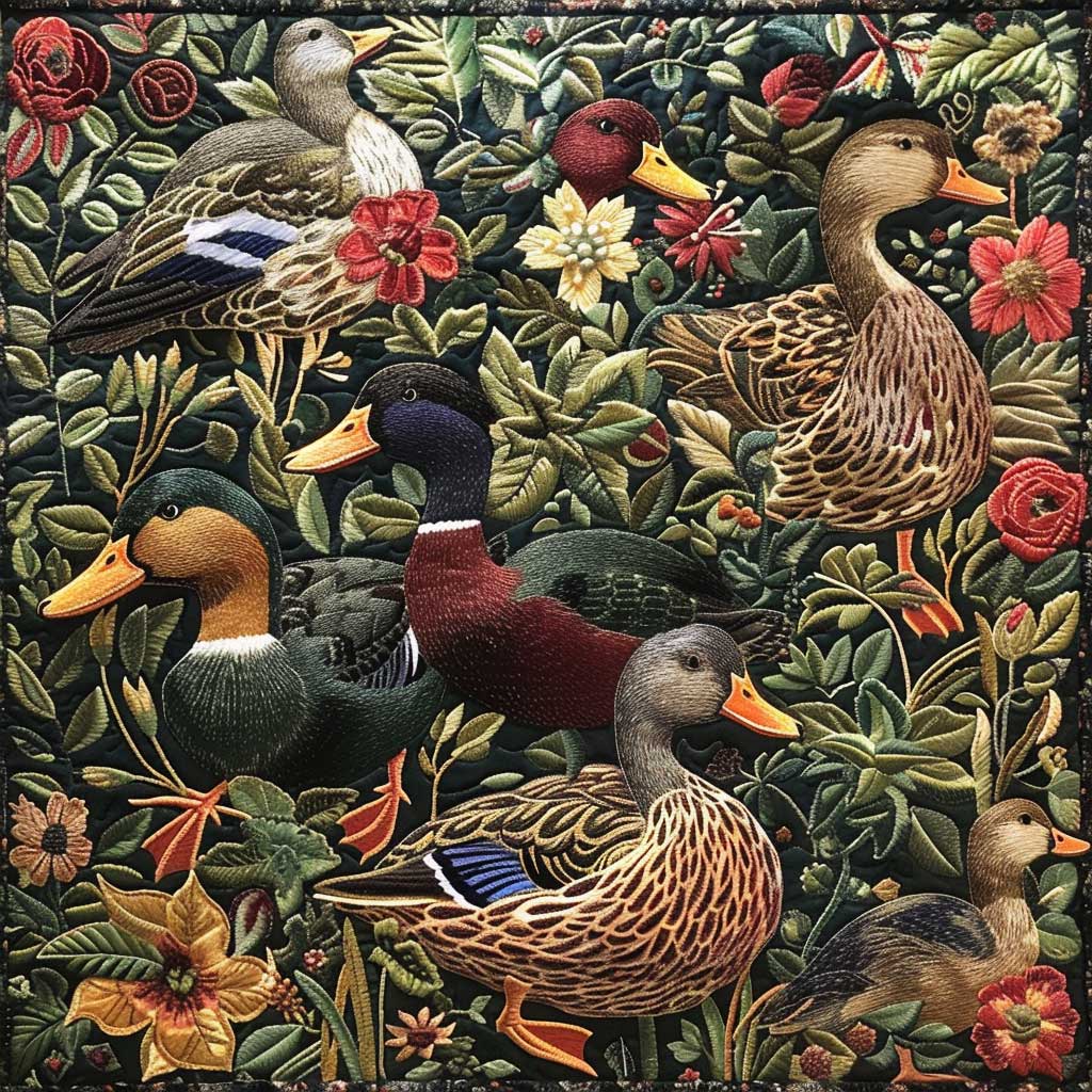 Love Ducks XR1508039CL Quilt