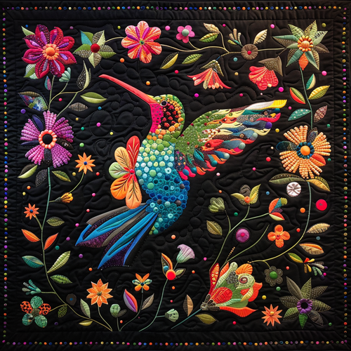 Love Hummingbird XR0306012CL Quilt