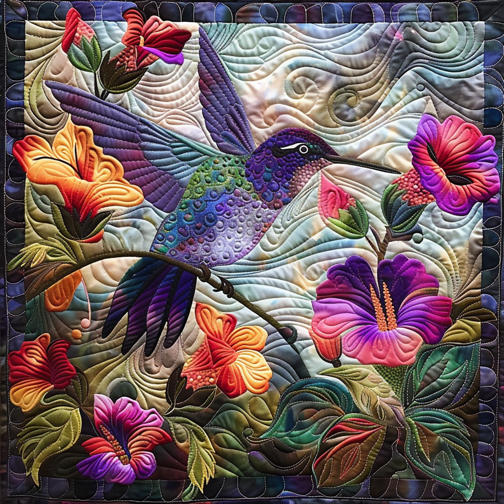 Love Hummingbird XR1007002CL Quilt