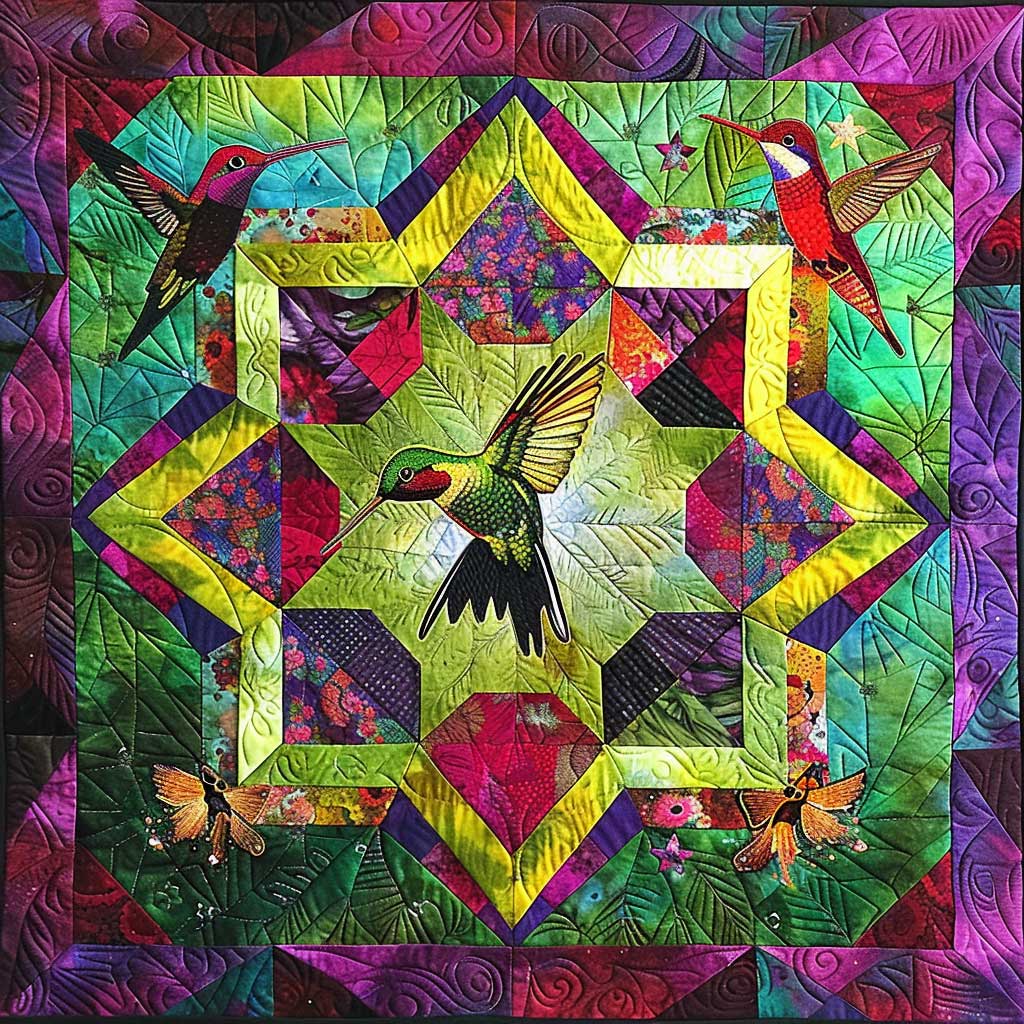 Love Hummingbirds XR0207030CL Quilt